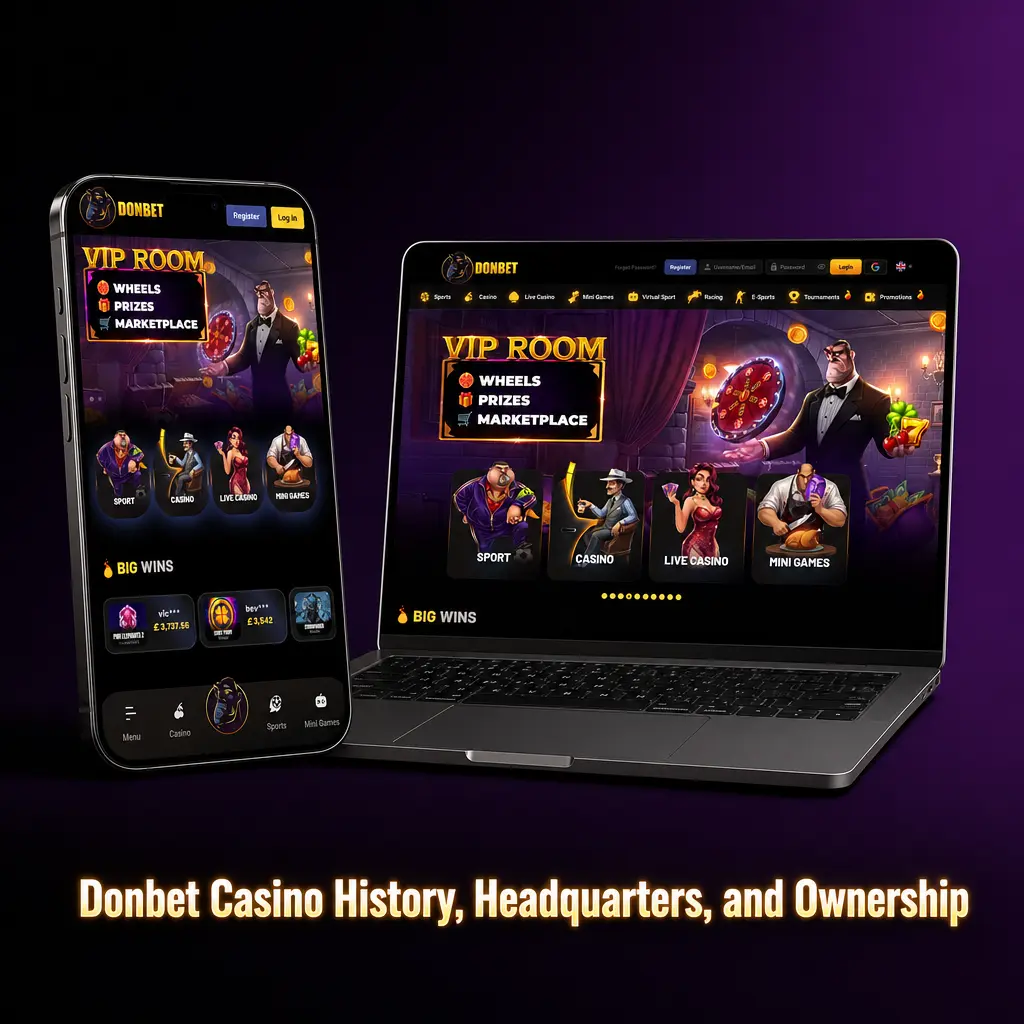 Donbet Casino headquarters and corporate ownership