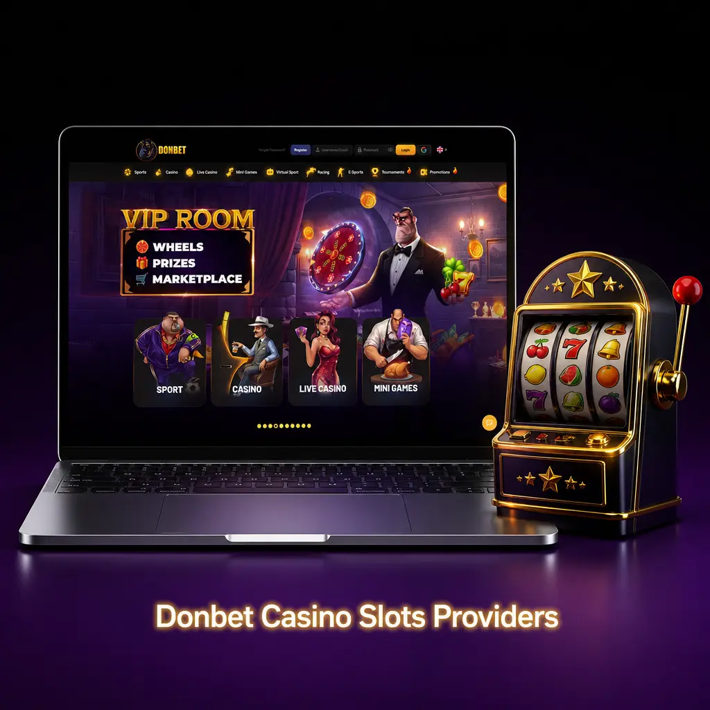 Donbet Casino slot providers logos