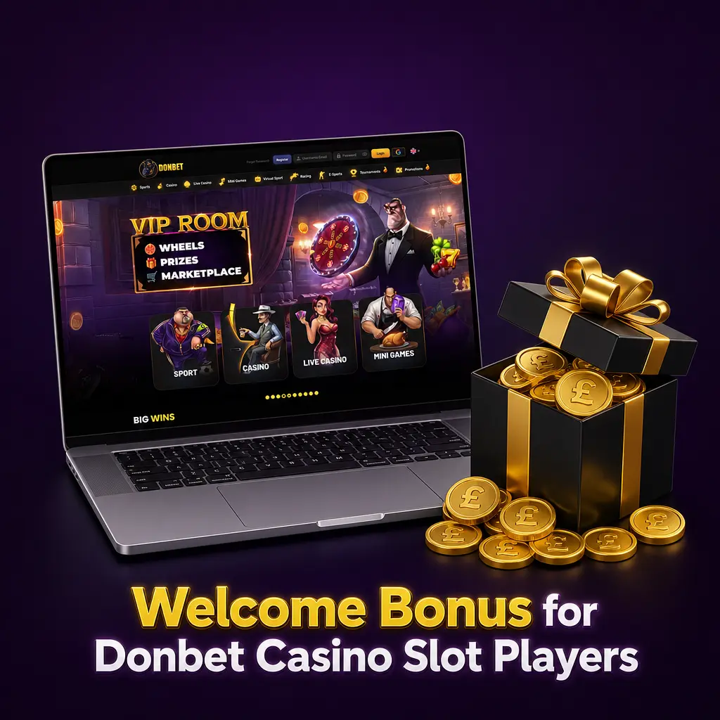 Donbet Casino welcome bonus for slot players
